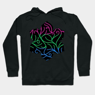 Black Velvet, Polysexual Flag Vines Hoodie